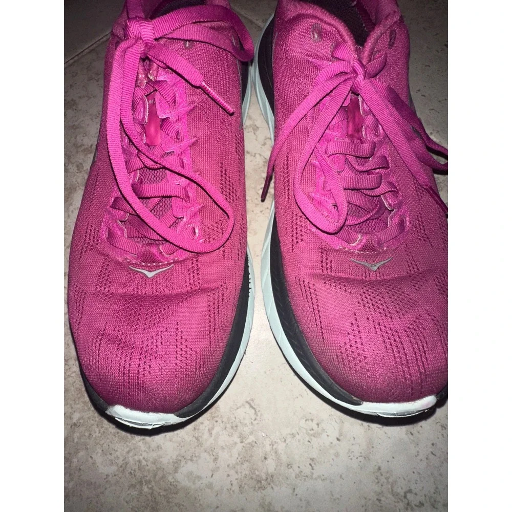 Hoka One One Mach 4 Womens Running Shoes Festival Fuchsia Pink Black PROFLY 9.5B